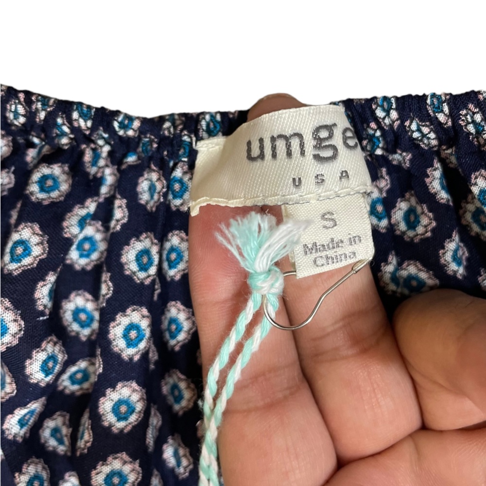Umgee Tassel Tie Bell Sleeve Boho Dress/Tunic NWT (GMH) - Picture 8 of 10